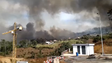 Imagem de Incêndio no sítio da Corujeira, Ponta do Pargo, está a aproximar-se da Fajã da Ovelha (Vídeo)
