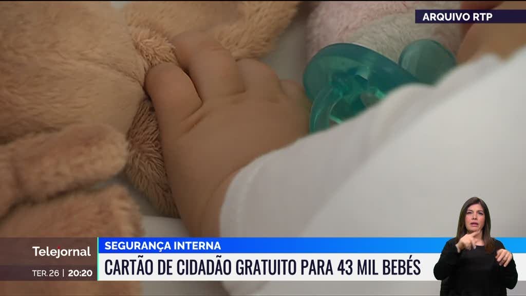 Mais de 43 mil bebés tiveram acesso gratuito ao cartão de cidadão nos últimos cinco meses