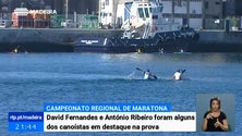 Imagem de David Fernandes e António Ribeiro foram alguns dos canoístas em destaque no Campeonato Regional de Maratona (Vídeo)