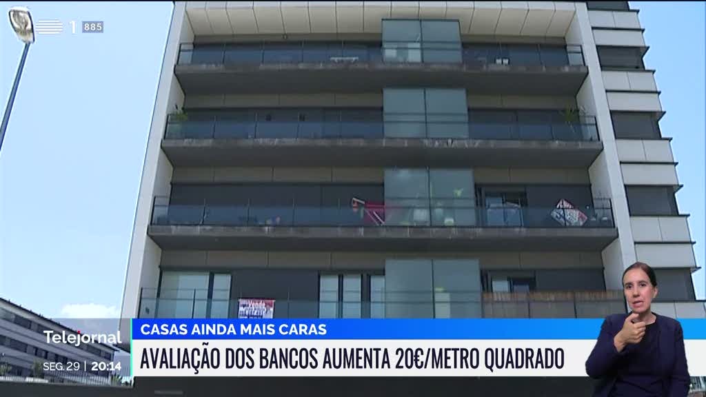 Avaliação bancária das casas voltou a aumentar em Portugal