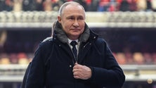 Imagem de Putin apela a espírito patriótico dos russos