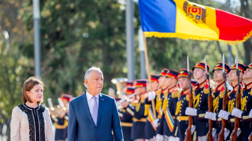 Moldova: Marcelo inicia primeira visita oficial de um Presidente português