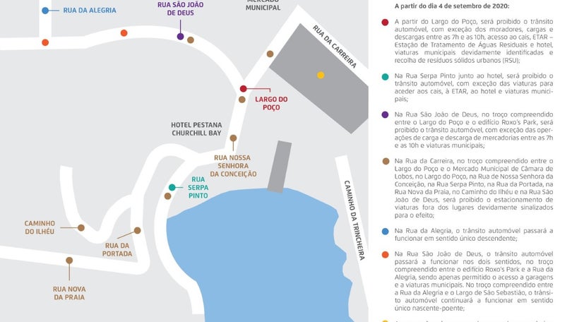 Imagem de Alterações ao trânsito automóvel na baixa de Câmara de Lobos entram hoje em vigor