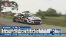 Bernardo Sousa tem estreia marcada em 2016 para o Rali de Portugal no Troféu Dmack Fiesta