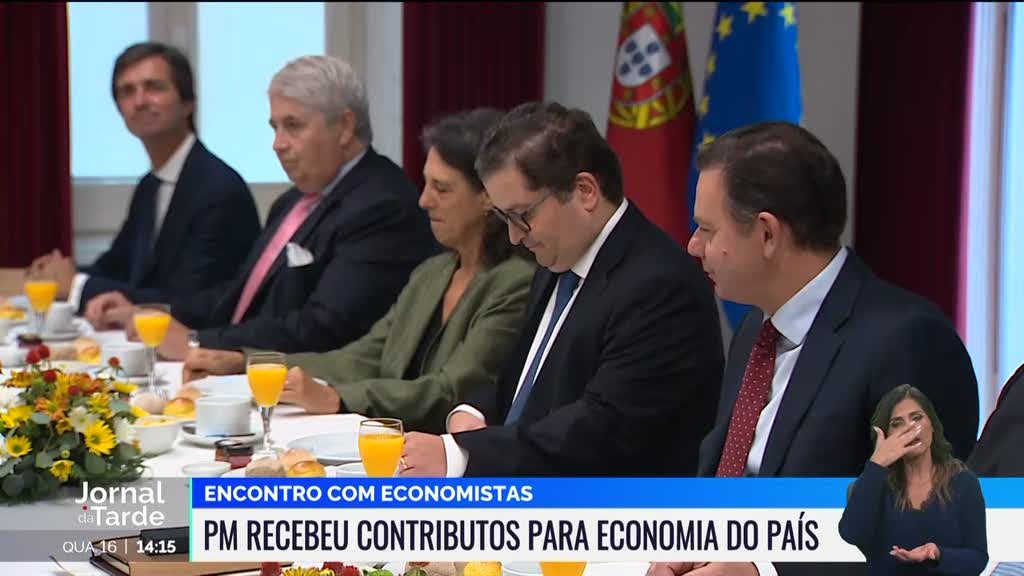 Primeiro-ministro recebeu ontem doze economistas para "Projetar Portugal"