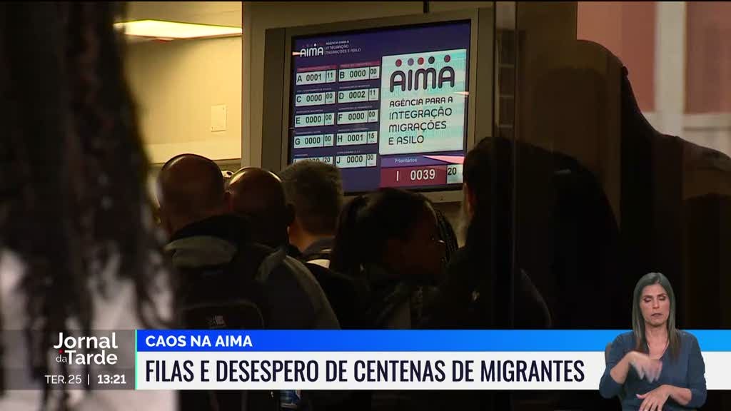 Continua o caos à porta da Agência para a Integração, Migrações e Asilo