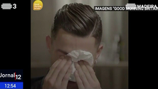 Imagem de Ronaldo chora ao ver imagens inéditas do pai
