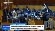 Imagem de Parlamento da Madeira quer criar um centro de estudos da autonomia (Vídeo)