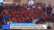 Equipa do Marítimo foi recebida pelo Governo Regional onde o treinador Daniel Ramos referiu “A minha continuidade é quase um dado adquirido, pelo meu contrato”