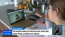 Imagem de Covid-19: Escolas estão confusas quanto à forma como hão-de avaliar os alunos (Vídeo)