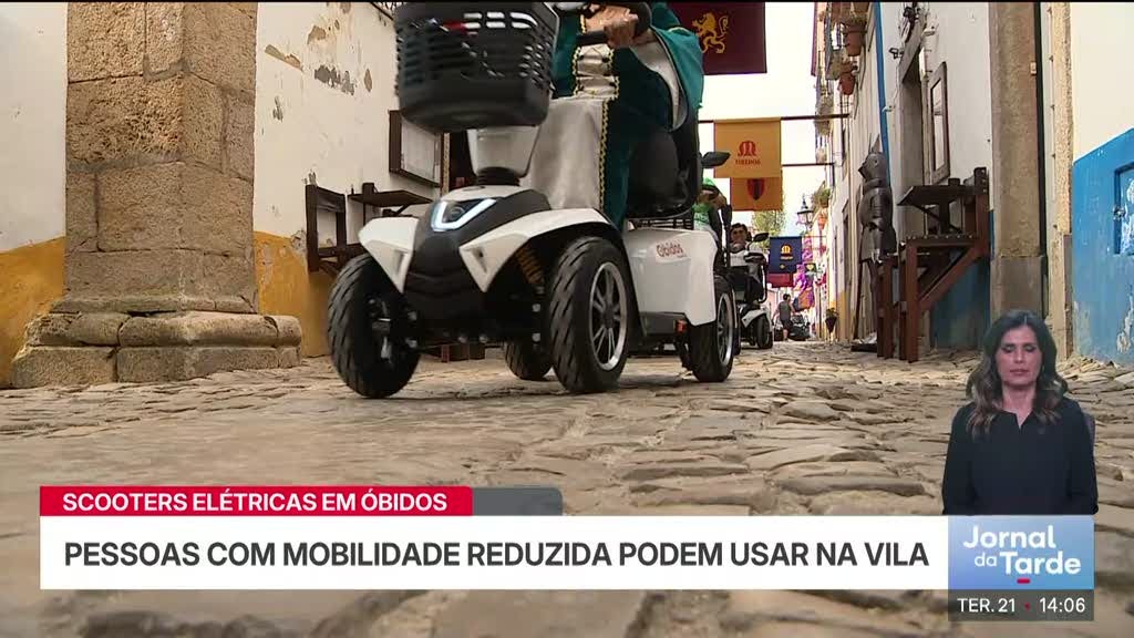 Scooters elétricas para pessoas com mobilidade reduzida