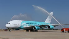 Imagem de Maior avião de passageiros aterrou em Beja