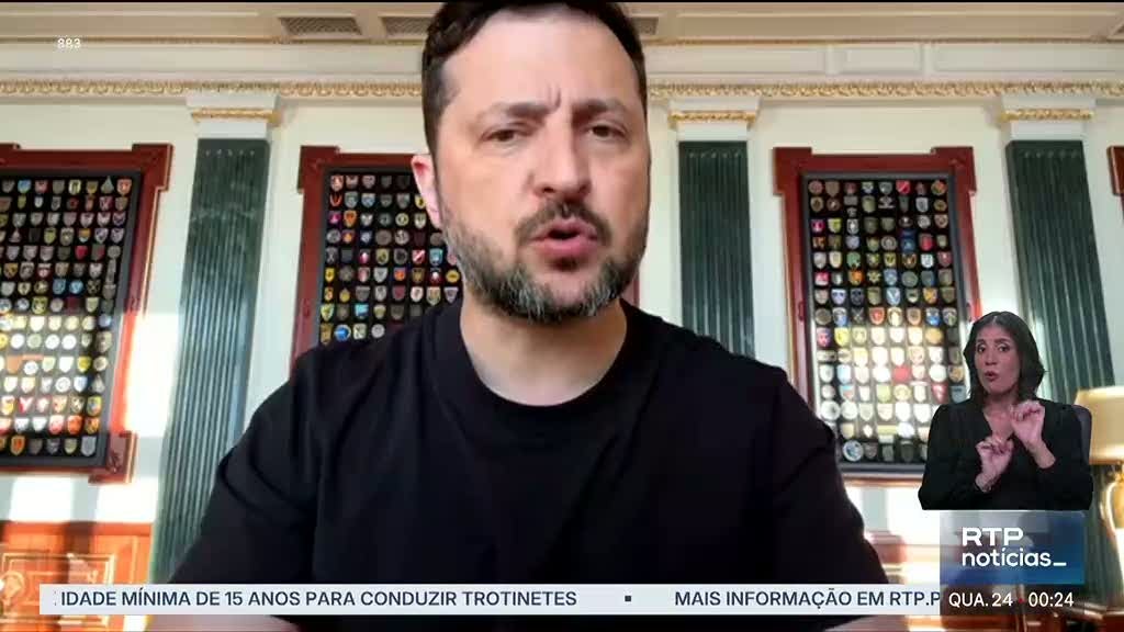 Imagem de Zelensky considera que pressão sobre Moscovo mudou curso da guerra