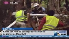 Emanuel Pombo conquistou em São Vicente o titulo de Campeão Regional de Downhill