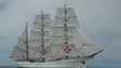 Navio-escola Sagres no porto do Funchal