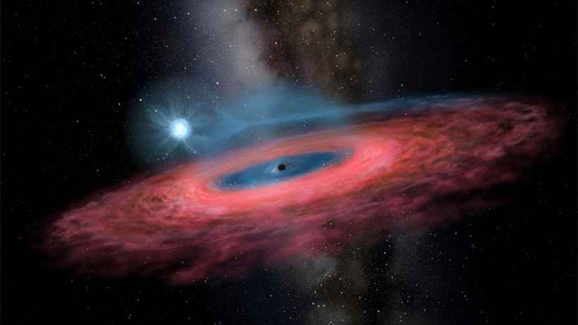 Imagem de Cientistas usam técnica nova para detetar um dos maiores buracos negros já observados