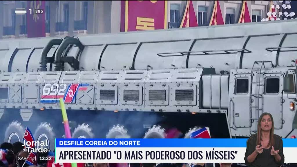 Coreia do Norte apresentou sistema de armas nucleares estratégicas mais poderoso do país