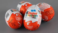 Imagem de Ovos Kinder retirados do mercado