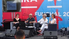 Imagem de António Aragão recordado na Feira do Livro do Funchal