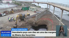Imagem de Poço de óleo descoberto na Ribeira dos Socorridos alvo de análise (Vídeo)