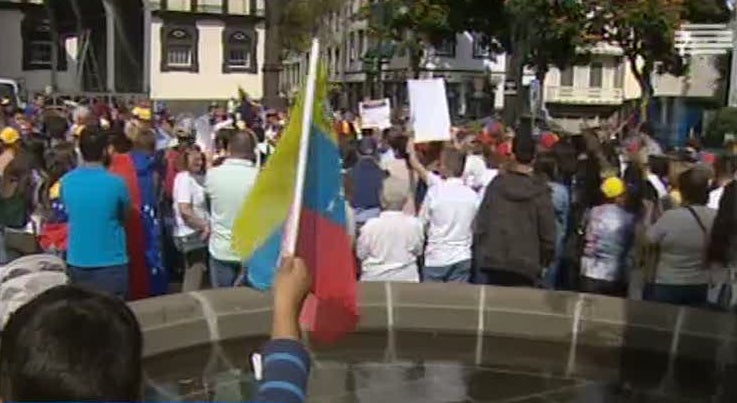 Manifestação no Funchal pela Venezuela - RTP