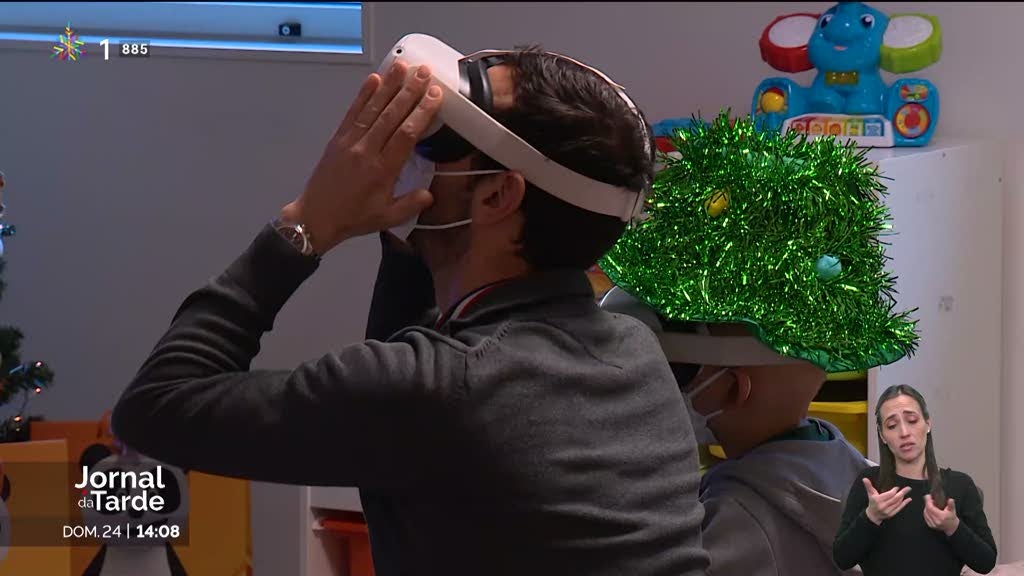 Realidade virtual enriquece Natal de crianças internadas em oncologia