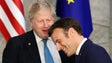 Boris Johnson e Macron enaltecem «amizade e camaradagem» nos últimos anos