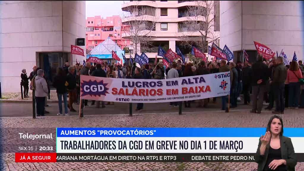 Trabalhadores da Cixa-Geral de Depósitos marcaram greve para março