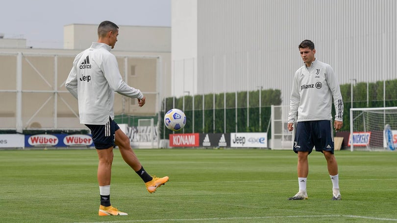 Morata confiante na continuidade de Ronaldo na Juventus