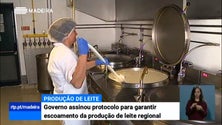 Imagem de Governo assinou protocolo para garantir escoamento do leite produzido na Madeira (Vídeo)