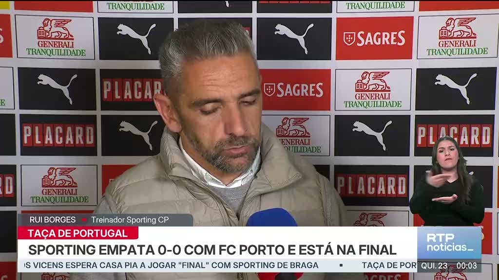 Taça de Portugal. Farioli lança farpa à arbitragem enquanto Rui Borges enaltece o grupo