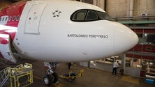 Imagem de Bartolomeu Perestrelo dá nome a avião da TAP