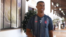 Imagem de Cristiano Ronaldo junta-se ao estágio no Algarve (vídeo)