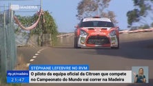 Stéphane Lefebvre, piloto que disputa o Mundial de Ralis, no Rali Vinho Madeira com o Citroen DS3 R5 da Sports&You