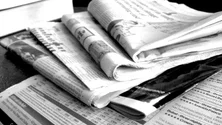 Imagem de Greve justifica falta de papel de jornal (Vídeo)