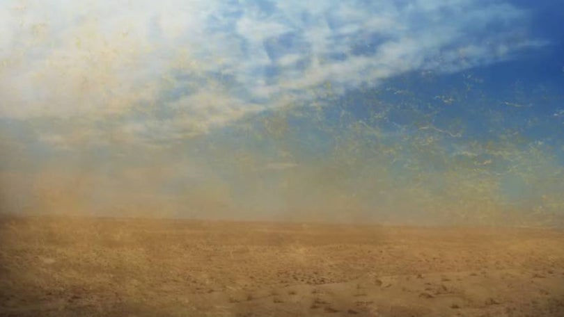 Imagem de Poeiras do Deserto do Sáara atravessam o Atlântico