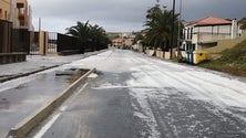 Imagem de Queda de granizo no Porto Santo (vídeo)
