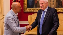 Imagem de Presidente da Associação Europeia de Atletismo recebido no Funchal