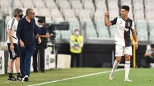 Imagem de Cristiano Ronaldo bisa e deixa Juventus a quatro pontos do título