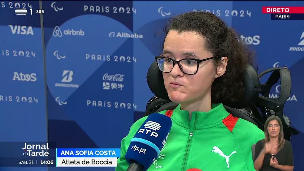 Jogos Paralímpicos. Ana Sofia Costa de fora no Boccia