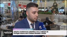 Imagem de Madeirenses festejaram vitória frente à Suíça, recolhidos da chuva (vídeo)