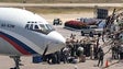 Dois aviões russos com 99 militares e 35 toneladas de carga aterram em Caracas