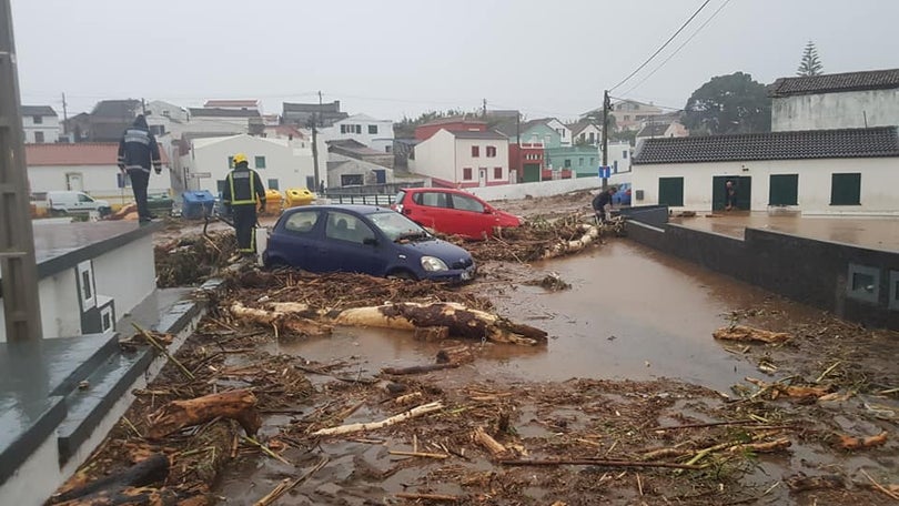 Chuva provoca estragos nos Mosteiros