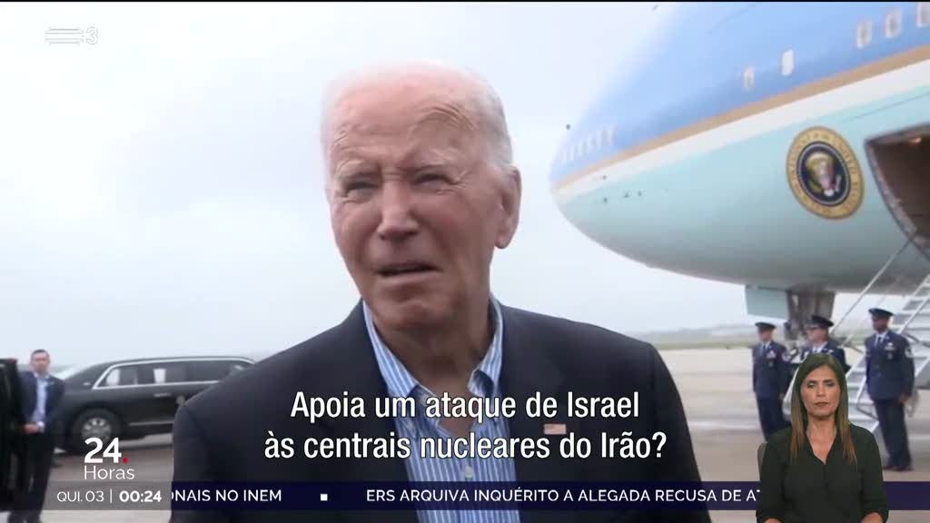 Joe Biden não apoia ataque de Israel a instalações nucleares do Irão