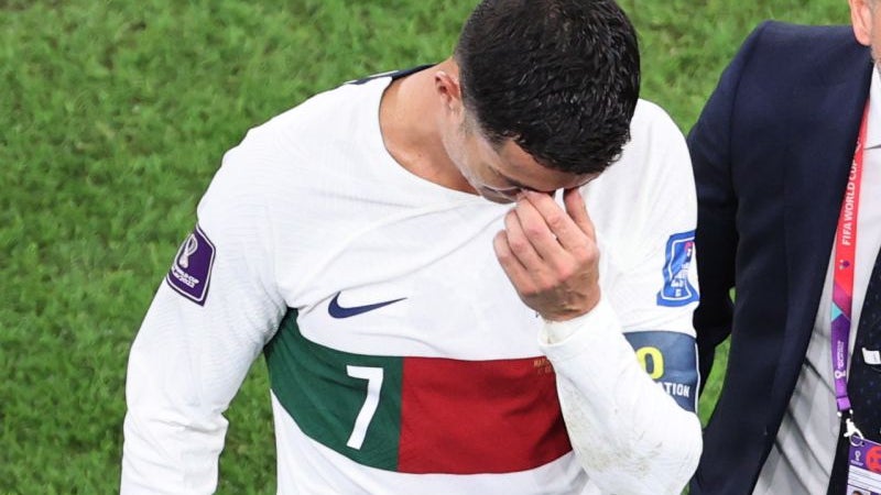 Imagem de Imprensa internacional destaca lágrimas de Ronaldo
