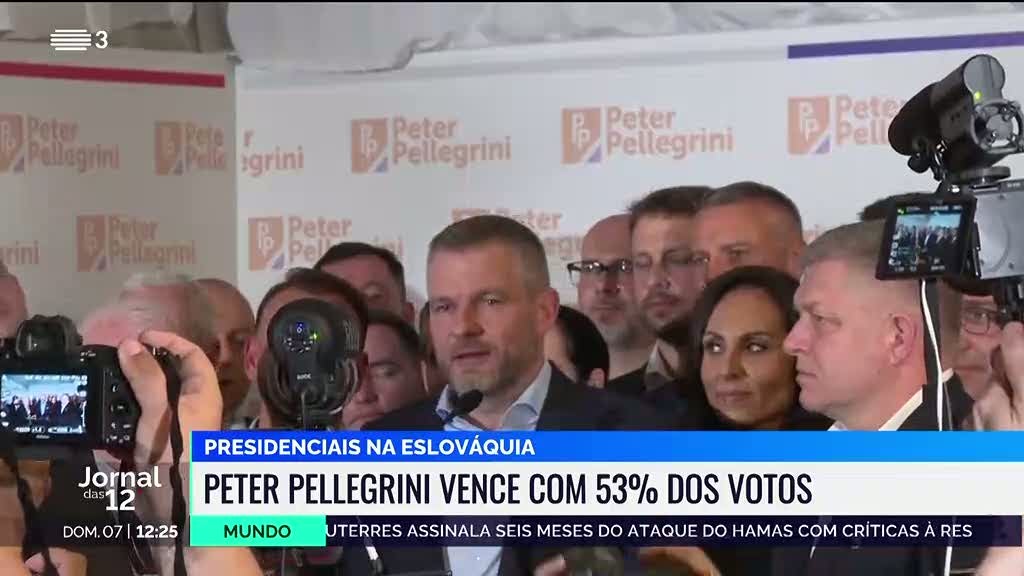 Peter Pellegri vence eleições presidenciais da Eslováquia