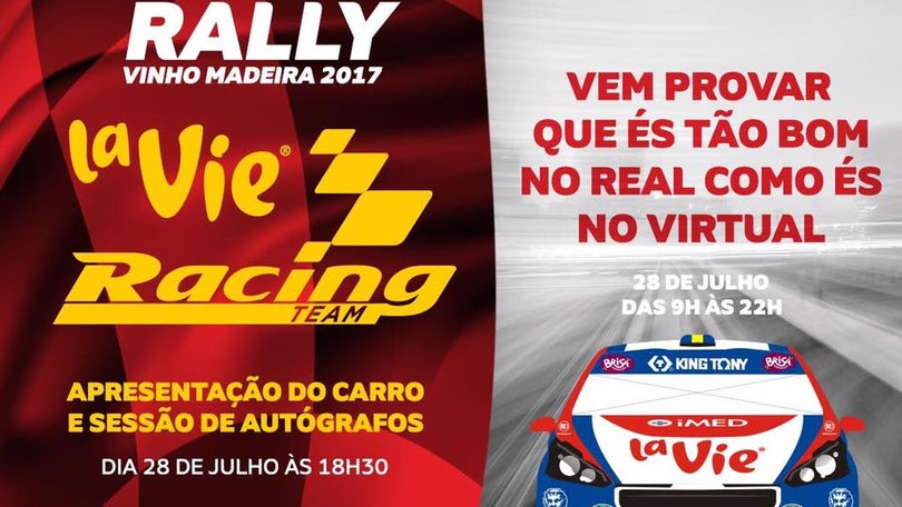 Imagem de Francisco Abreu, o VW Golf TCR e o Peugeot 208 R2 esperam pelos adeptos da velocidade e dos ralis esta sexta feira no La Vie Funchal