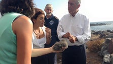 Imagem de Marcelo é o primeiro Presidente a visitar as Desertas