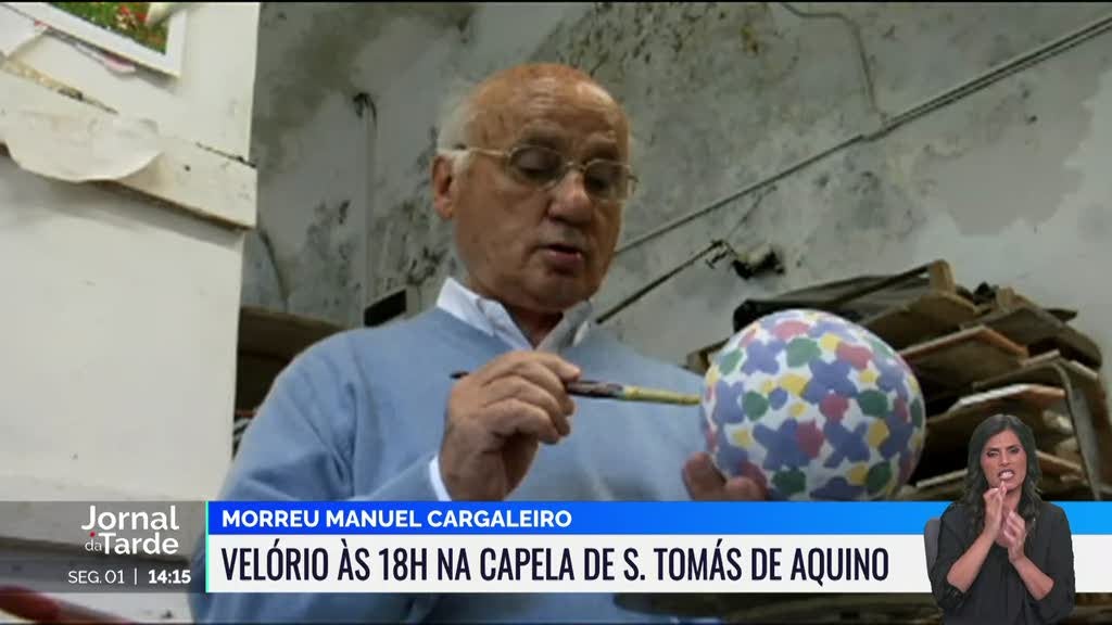 Cerimónias fúnebres de Manuel Cargaleiro realizam-se esta terça-feira