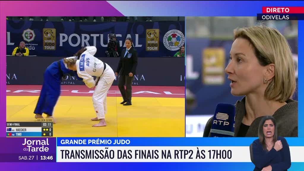 Grande Prémio de Judo está a decorrer em Odivelas